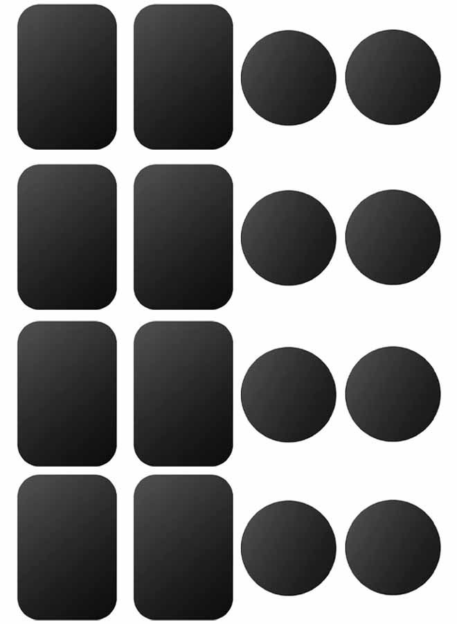 مجموعة من 16 قطعة من أفضل اللوحات المعدنية، ملصقات مغناطيسية للهواتف، لوحات معدنية للتثبيت المغناطيسي - Image 1